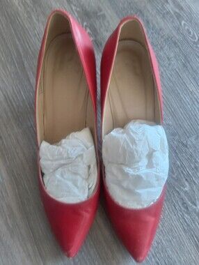 Red Valentina Pumps by J.Crew